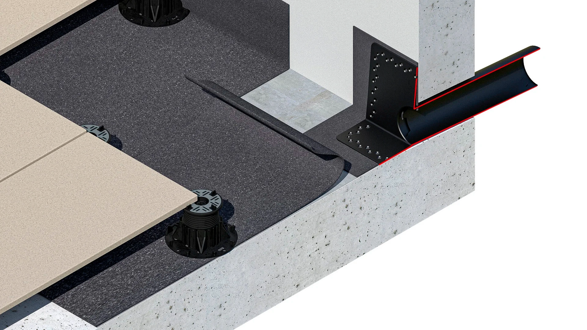 Strešné doplnky pre asfaltové pásy